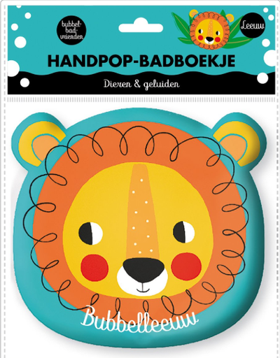[471558] Image Books | Badspeelgoed Bubbelleeuw Handpop Badboekje Leeuw 