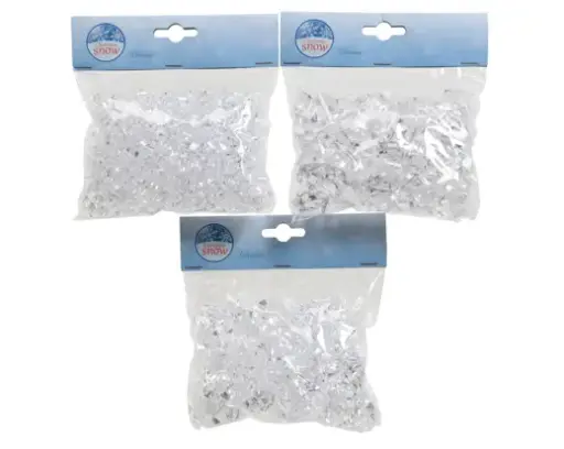 [462626] Decoris | Decoratieve Vulling Ijsblokjes Transparant Acryl 200g Assortiment