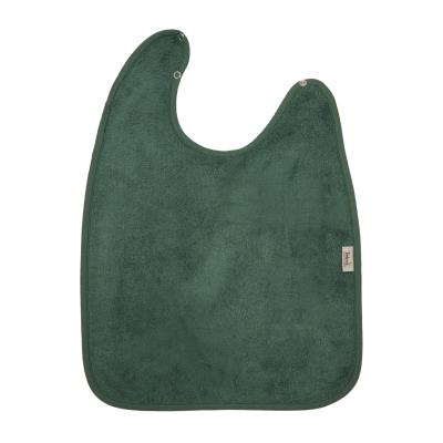 [394027] Timboo | Slabbetje XL Drukknopensluiting Bamboe Aspen Green Groen 37x50cm