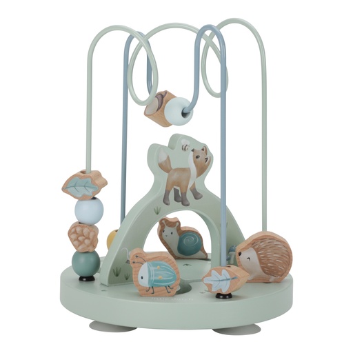 [490693] Little Dutch | Educatief Speelgoed Forest Friends Activiteitenspiraal Blauw +18m