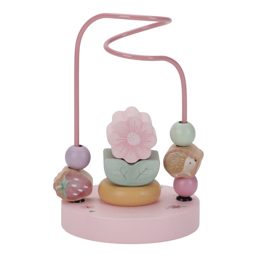 [490645] Little Dutch | Activiteitenspiraal Fairy Garden Bloem Roze +12M