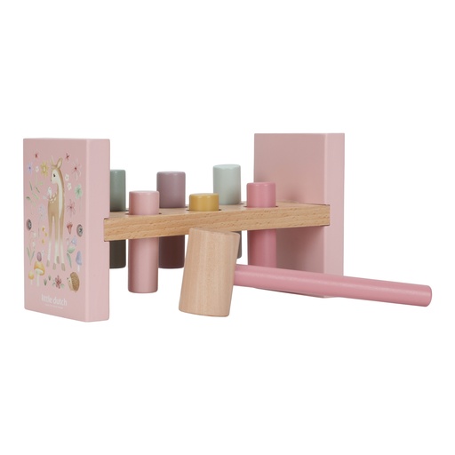 [490686] Little Dutch | Educatief Speelgoed Fairy Garden Hamerbank Hout +12M
