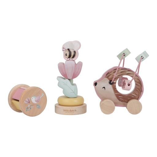 [490708] Little Dutch | Giftset Fairy Garden Hout Roze +12m