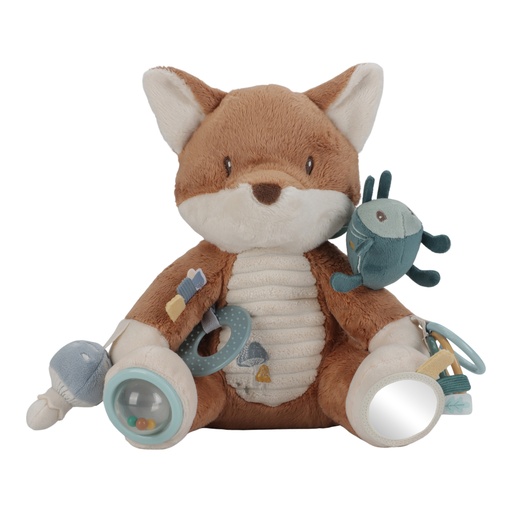 [490621] Little Dutch | Activiteitenknuffel Forest Friends Vos Blauw 25cm +0M