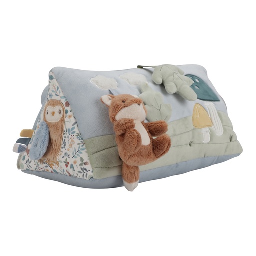 [490626] Little Dutch | Activiteitendriehoek Forest Friends Blauw +0m