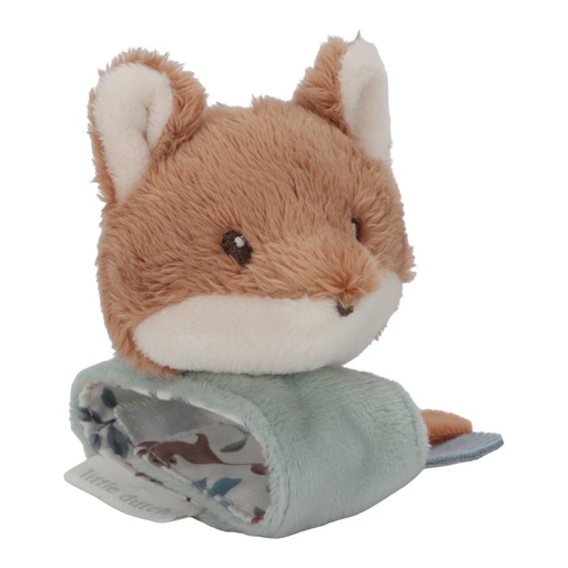 [490627] Little Dutch | Rammelaar Forest Friends Vos Polsrammelaar Blauw +0m