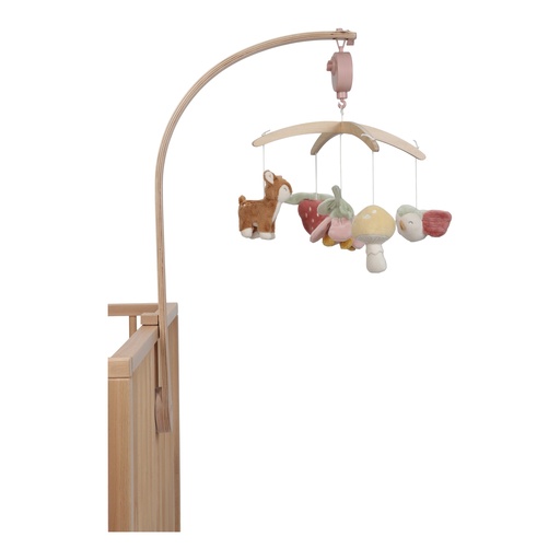 [490404] Little Dutch | Muziekmobiel Fairy Garden Hout Roze +0m