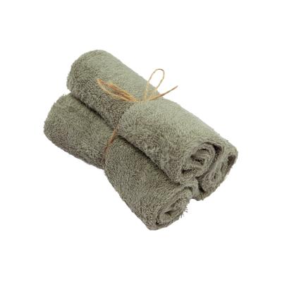 [398349] Timboo | Handdoek Gastendoek Bamboe Whisper Green Groen 29,5x50cm 3-pack