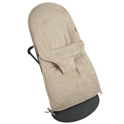 [398378] Timboo | Inlegkussen vr Relax Babybjorn Badstof/Katoen met Gordelopeningen Frosted Almond Ecru 40x76cm 
