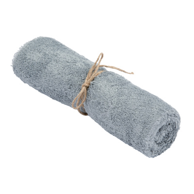 [420149] Timboo | Handdoek Medium Bamboe Moon Blue Blauw 50x74cm