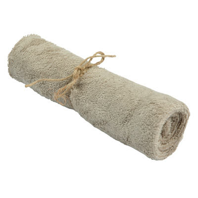 [420151] Timboo | Handdoek Medium Bamboe Feather Grey Grijs 50x74cm