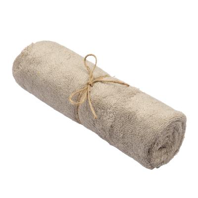 [420165] Timboo | Handdoek Large Bamboe Feather Grey Grijs 74x110cm