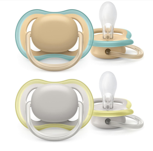 [500143] Avent | Fopspeen Ultra Air +0M groen/grijs