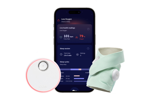 [500357] Owlet Smart Sock 3 muntgroen