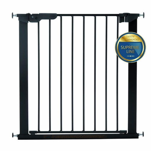 [500906] BabyDan | Deurhek Asta Klem Metaal Zwart Zonder Verlengstukken 73,5-79,6 cm  