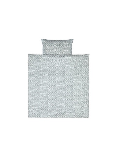 [501903] Plum Plum | Dekbedovertrek Wieg Ylber Blauw 80x80cm 