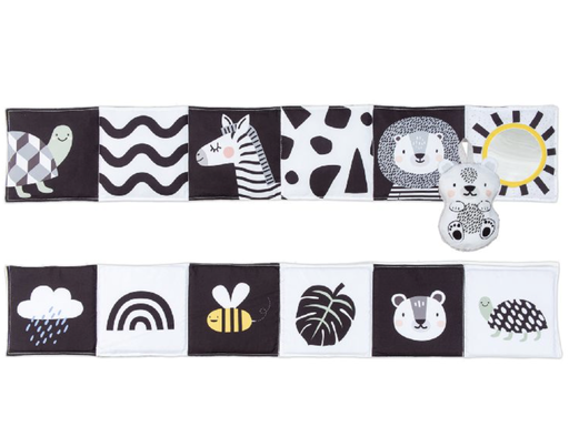 [477531] Taf Toys | Speelgoed Park Tummy Time Savannah Black & White Book 