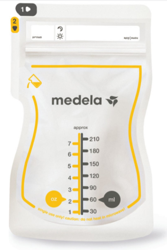 [502274] Medela | Moedermelkbewaarzakjes 210 ml 25-pack