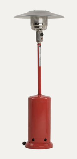 [502752] TERRASVERWARMER, heater, Rosso, rood, rvs, 81 x 221 cm, gas, 12000 W