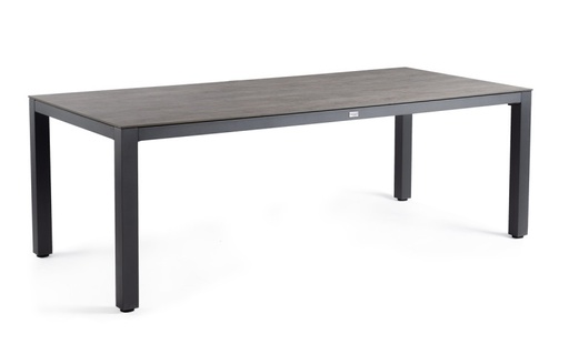 [426597] Tierra | Tafel Briga Eettafel 240x100x73cm Charcoal/Forest Grey