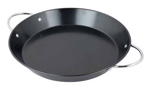 [326106] BARBECUEPAN, Culinary Modular Paella Pan, paellapan, 29 x 5 cm, zwart, rvs, handvaten, antiaanbaklaag, 1 stuk(s)