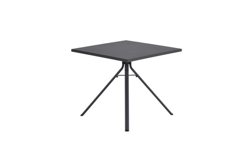 [350497] Garden Imp. | Tafel Rimini Loungetafel Carbon/Aluminium Zwart 80x80cm