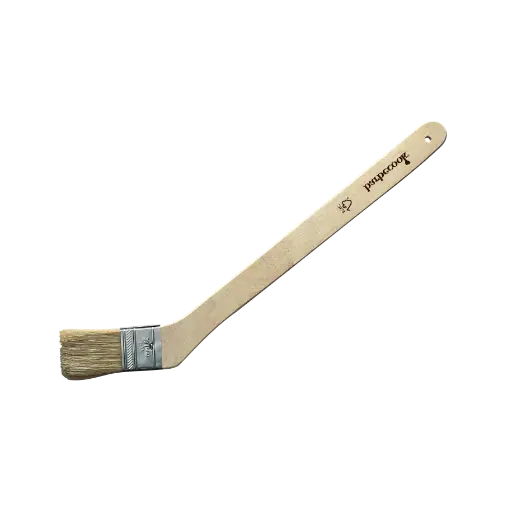 [9706] MARINEERBORSTEL, 47 cm, bruin, natuurlijk haar, rubberhouten handvat, 1 stuk(s)