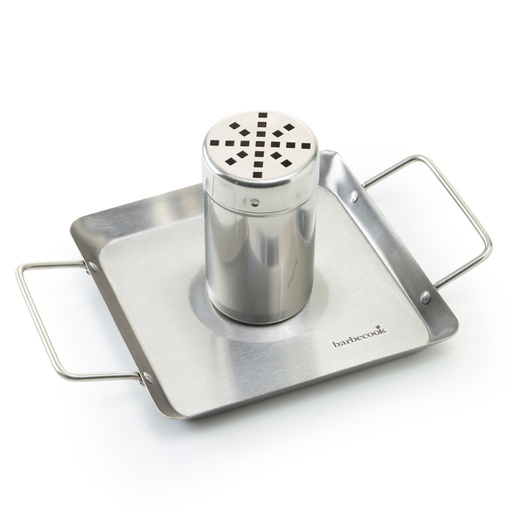[233733] Barbecook | Kiphouder Rvs Vetopvangschaal + Blik