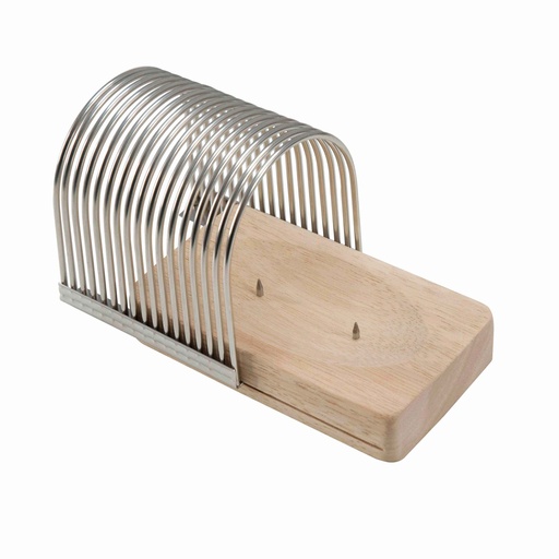 [425889] Barbecook | Snijset, Voor Aardappelen, Hasselback Potato, Chroom/Rubberhout, 9.4 x 13.6 x 10.5 cm, Ook Voor Groenten, 1 Stuk(s)