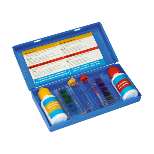[175188] BSI | Zwembad Toebehoren Onderhoudsset Test Kit pH en Cl Testflesjes 