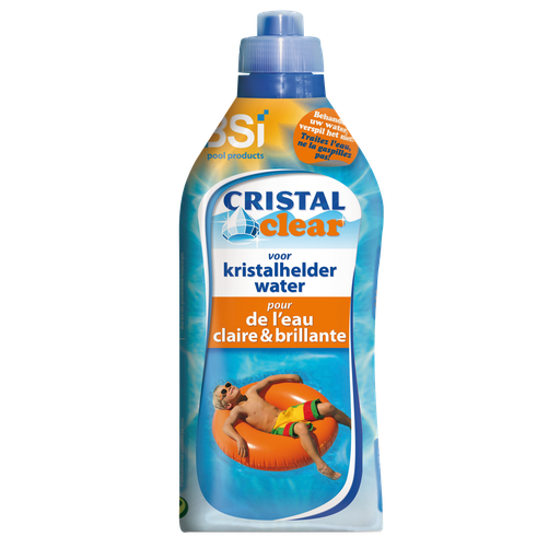 [175202] BSI | Zwembad Toebehoren Onderhoudsproduct Cristal Clear Wekelijkse Onderhoudsbehandeling vr Kristalhelder Zwembadwater 1L