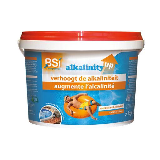 [175204] BSI | Zwembad Toebehoren Onderhoudspoduct Alkalinity Up Sneloplossend Poeder Gaat pH-schommelingen Tegen 5kg