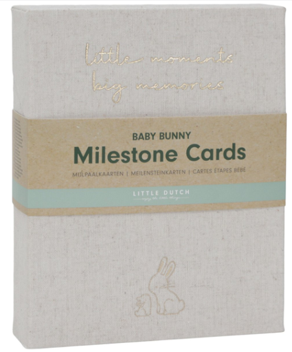 [485052] Little Dutch | Mijlpaalkaarten Mijn Eerste Jaar Baby Bunny 
