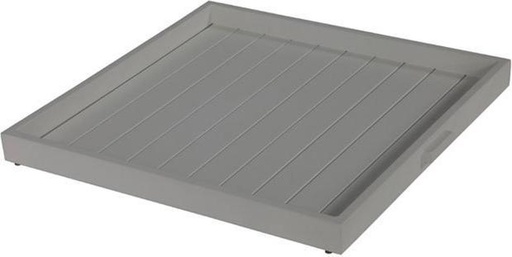 [300306] Garden Imp. | Dienblad, James, 60 x 60 x 5 cm, Carbon Grey, Uni, Aluminium, Vierkant