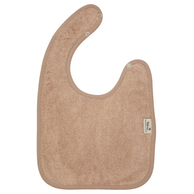 [451102] Timboo | Slabbetje Drukknopensluiting Bamboe Savannah Sand Bruin 26x38cm