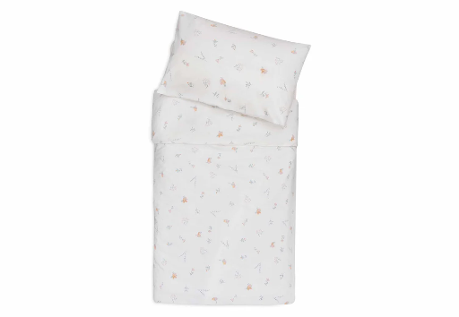 [510619] Jollein | Donsovertrek Lovely Birds met Sloop 100x140cm 