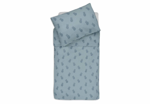 [510620] Jollein | Donsovertrek Miffy Shadow Sea Green met Sloop Groen 100x140cm 