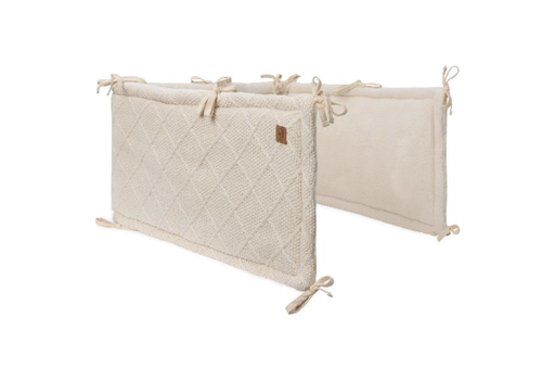 [510625] Jollein | Tochtkussen Check Knit Oatmeal vr Babybed/Park Ecru 180x30cm 