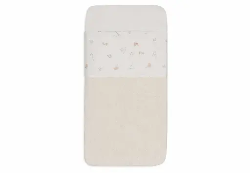 [510631] Jollein | Laken Wieg Lovely Birds 75x100cm 