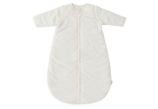 [510675] Jollein | Slaapzak Rib Ivory met Afritsbare Mouwen 2.5/3.5TOG Ecru 70 cm