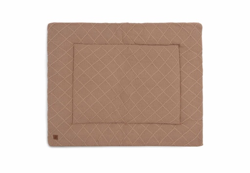 [510683] Jollein | Parklegger Mat Check Knit Biscuit 75x95cm