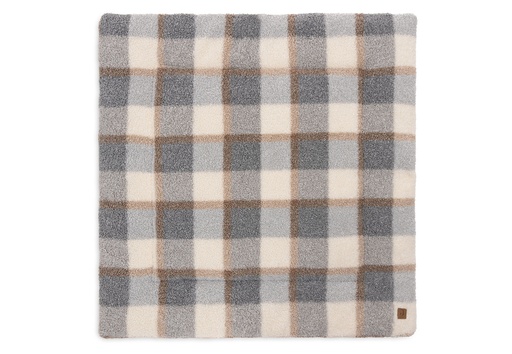[510686] Jollein | Parklegger Check Boucle Ecru/Bruin 100x100cm