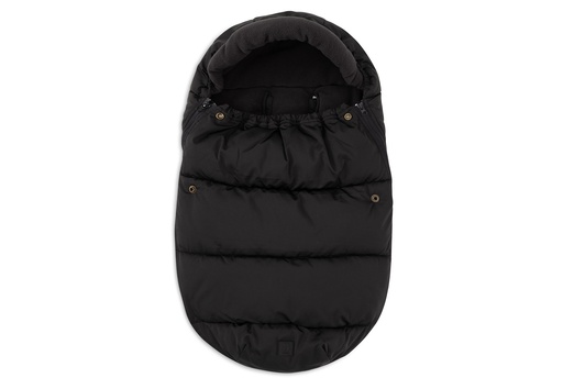 [510698] Jollein | Voetenzak Puffed Black vr Autostoel Gr 0+ Zwart