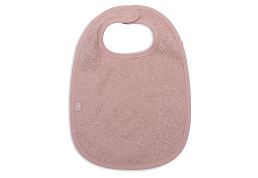 [510713] Jollein | Slabbetje Badstof Velcrosluiting Wild Rose Roze