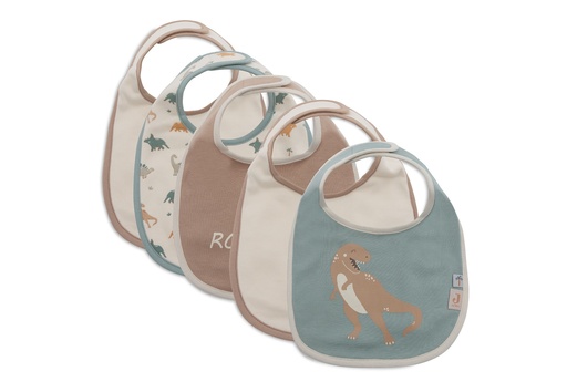 [510714] Jollein | Slabbetje Roarsome 5-pack