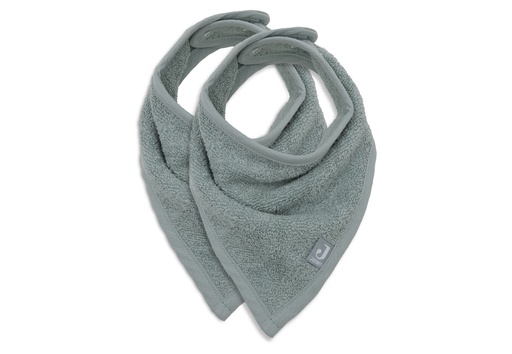 [510724] Jollein | Spuugdoekje Sea Green Drukknopensluiting 2-pack
