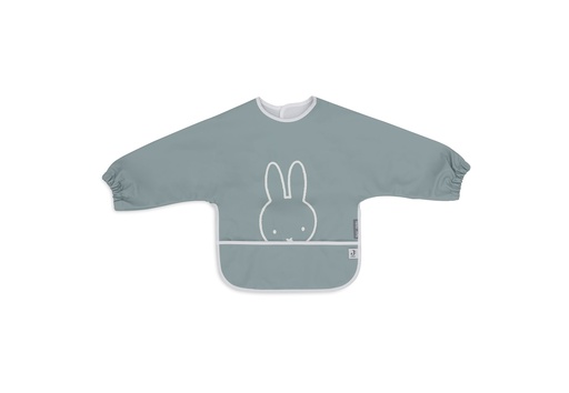 [510727] Jollein | Slabbetje Miffy Peekaboo Sea Green Waterproof met Mouwen 