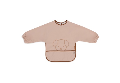 [510728] Jollein | Slabbetje Miffy Peekaboo Wild Rose Waterproof met Mouwen 