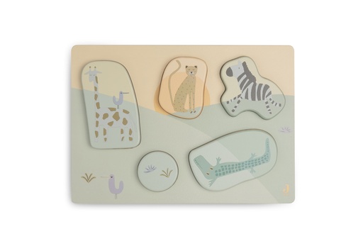 [510775] Jollein | Puzzel Jungle Jambo Hout