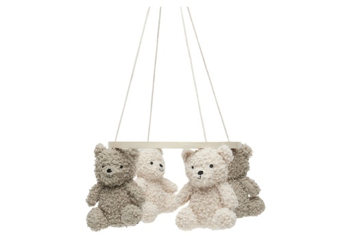 [510785] Jollein | Mobiel Teddy Beer Olive Green/Naturel Groen/Ecru
